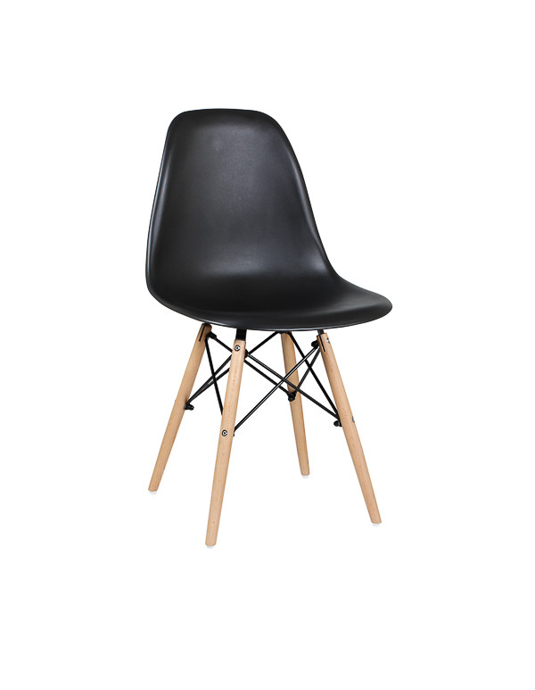 Стул обеденный EAMES DSW WX-503, пластик черный